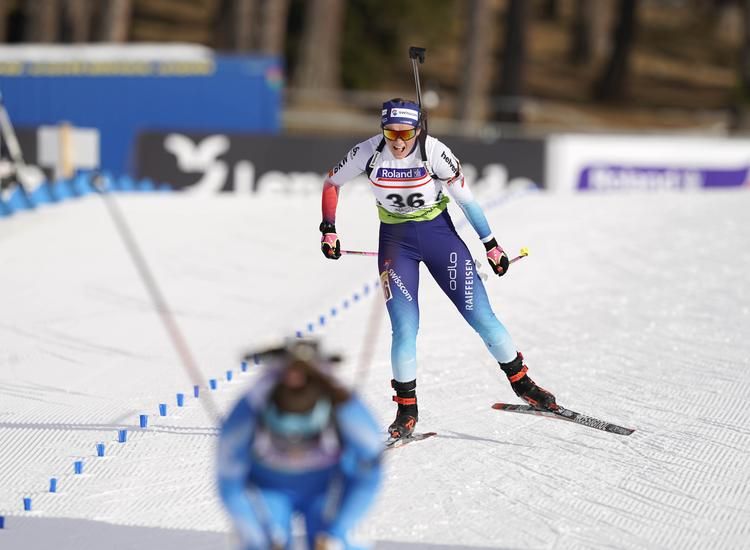 Lea Meier auf der Zielgeraden