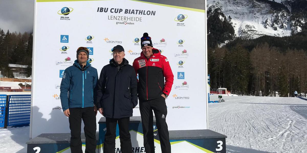 IBU Präsident Dahlin am IBU Cup