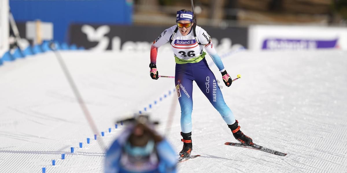 Lea Meier auf der Zielgeraden