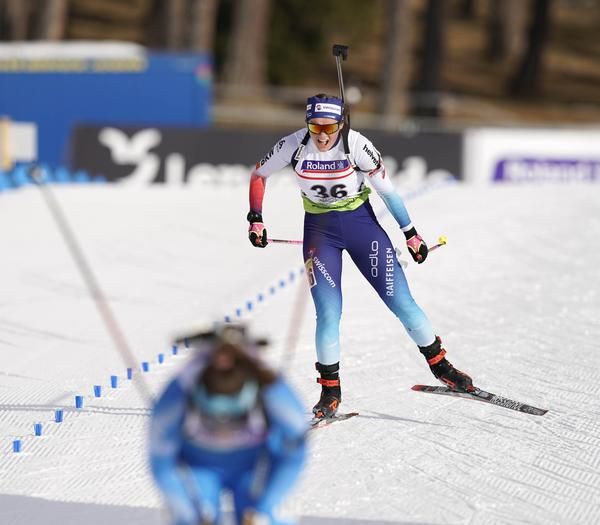 Lea Meier auf der Zielgeraden